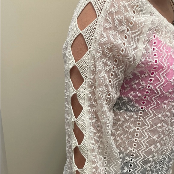 Gypsy 05 Sheer Long Sleeve Top - Picture 4 of 4